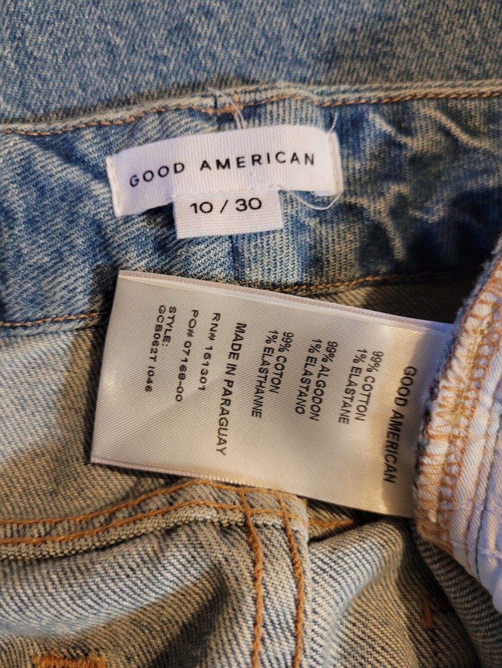 Good American, Light Blue Jeans - Size 10/30 - Picture 2 of 15